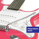 Karrera 39in Electric Guitar - Pink - RnR Galore
