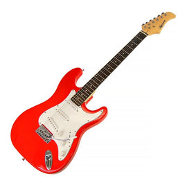 Karrera 39in Electric Guitar - Red - RnR Galore