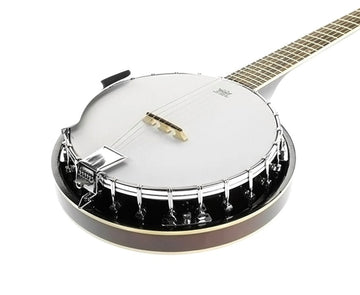 Karrera 6 String Resonator Banjo - Brown - RnR Galore