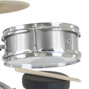 Karrera Childrens 4pc Drum Kit - Silver - RnR Galore