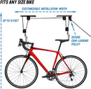Kayak Bike Hoists Hanger Ladder Ceiling Mount 20kg Capacity Hooks Pulleys - RnR Galore