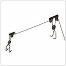 Kayak Bike Hoists Hanger Ladder Ceiling Mount 20kg Capacity Hooks Pulleys - RnR Galore