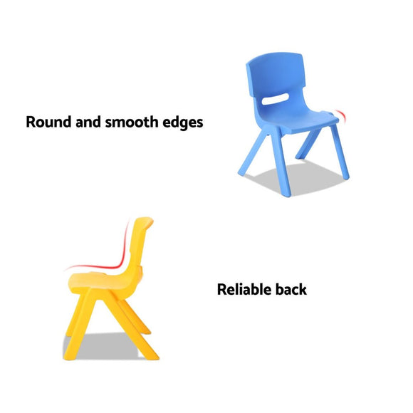 Keezi 9PCS Kids Table and Chairs Set Children Study Desk Furniture Plastic 8 Chairs - RnR Galore