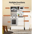 Keezi Kids Kitchen Play Set Wooden Pretend Toys Cooking Children Cookware Sink - RnR Galore