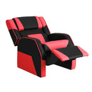 Keezi Kids Recliner Chair PU Leather Gaming Sofa Lounge Couch Children Armchair - RnR Galore