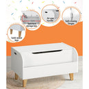 Keezi Kids Toy Box Chest Bookshelf Storage Children Bookcase Organiser Display - RnR Galore