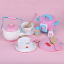 Kids Wooden Kitchen Tea Set Pretend Play - RnR Galore