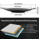 Korean Grill Pan Nonstick 6 Layer 40cm Round BBQ Griddle Indoor or Outdoor Cooking - RnR Galore