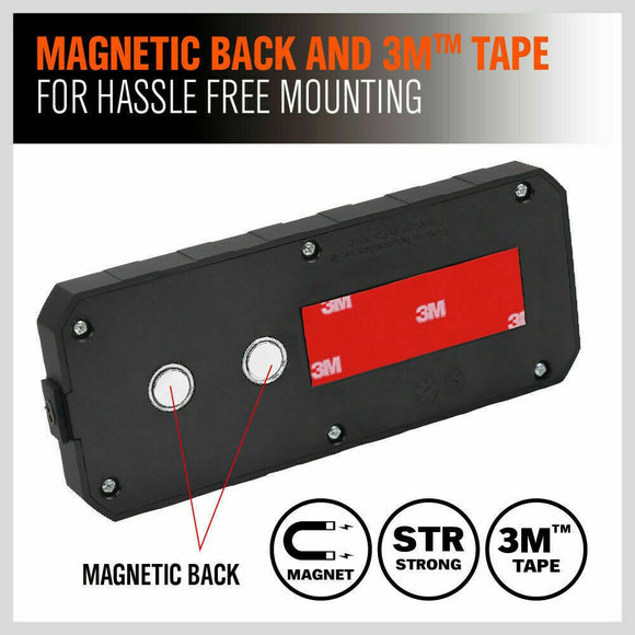 LED Light Camping Portable Magnetic Garage Work Auto Repair Torch Super Bright - RnR Galore