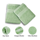 Linenland Bath Towel 4 Piece Cotton Hand Towels Set - Sage Green - RnR Galore