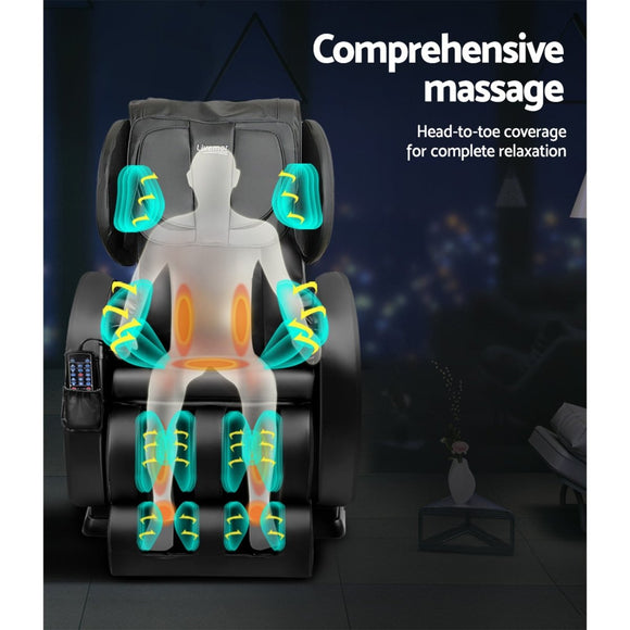 Livemor Electric Massage Chair - Black - RnR Galore