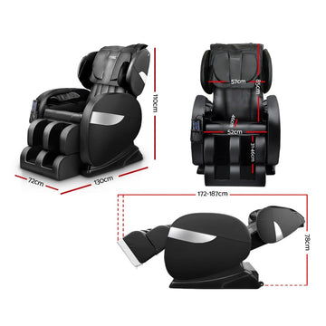Livemor Electric Massage Chair - Black - RnR Galore