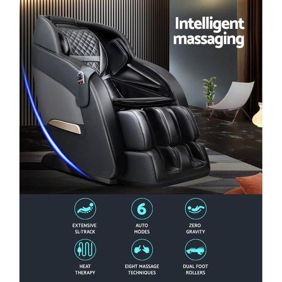 Livemor Electric Massage Chair Zero Gravity Recliner Shiatsu Heating Massager - RnR Galore