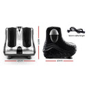Livemor Foot Massager Massagers Shiatsu Electric Roller Ankle Calf Leg Kneading Silver - RnR Galore