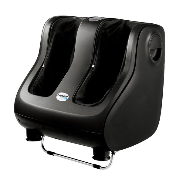 Livemor Foot Massager Shiatsu Massagers Electric Roller Calf Leg Kneading Black - RnR Galore