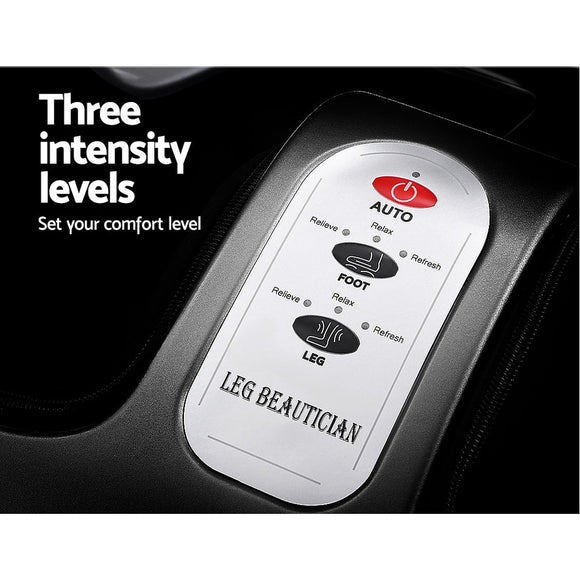Livemor Foot Massager Shiatsu Massagers Electric Roller Calf Leg Kneading Black - RnR Galore