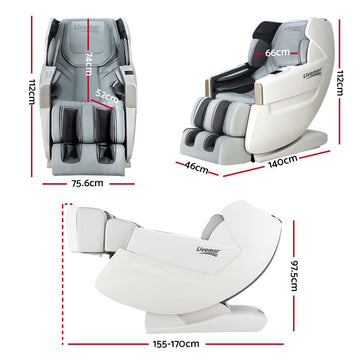 Livemor Massage Chair Electric Zero Gravity Bed Recliner Kneading Massager - RnR Galore