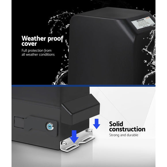 Lockmaster Automatic Sliding Gate Opener Kit 6M 1000KG - RnR Galore