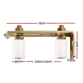 LockMaster Roller Guide Gate Opener Track Stopper Sliding Hardware Accessories Kit - RnR Galore