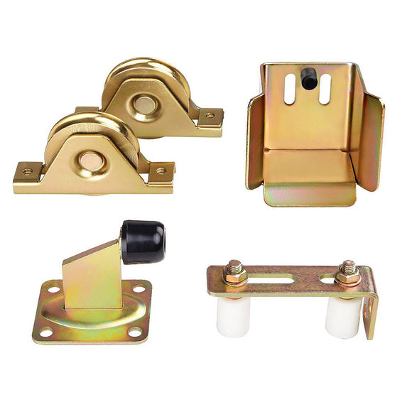LockMaster Roller Guide Gate Opener Track Stopper Sliding Hardware Accessories Kit - RnR Galore