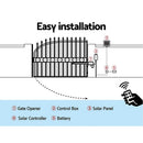 Lockmaster Single Swing Gate Opener 600KG 20W Solar Panel - RnR Galore
