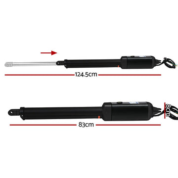 Lockmaster Single Swing Gate Opener 600KG 20W Solar Panel - RnR Galore