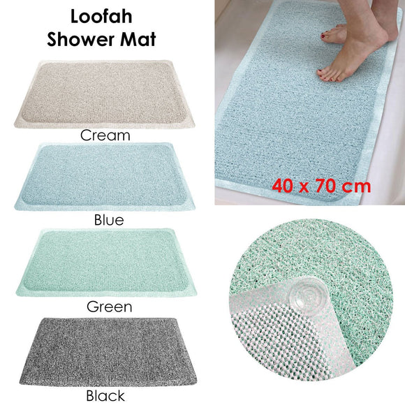 Loofah Shower Mat Blue - RnR Galore
