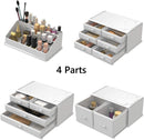 Makeup Cosmetic Organizer Storage with 12 Drawers Display Boxes (White) - RnR Galore