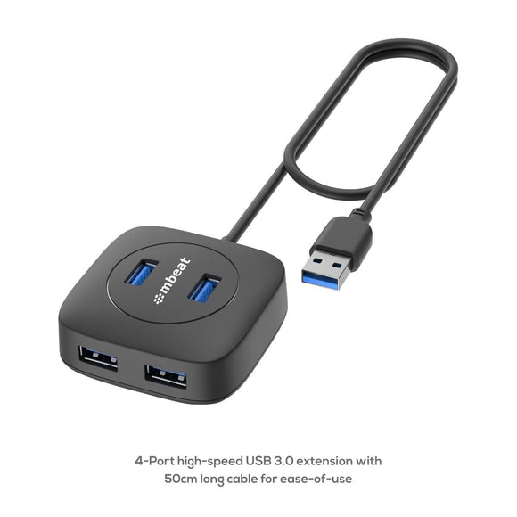 mbeat 4 - Port USB 3.0 Hub - RnR Galore