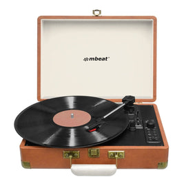 mbeat Aria Retro Turntable with Bluetooth & USB Disk Record - RnR Galore