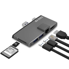 mbeat Edge Pro Multifunction USB - C Hub with LAN for Microsoft Surface Pro Gen 5/6 - RnR Galore