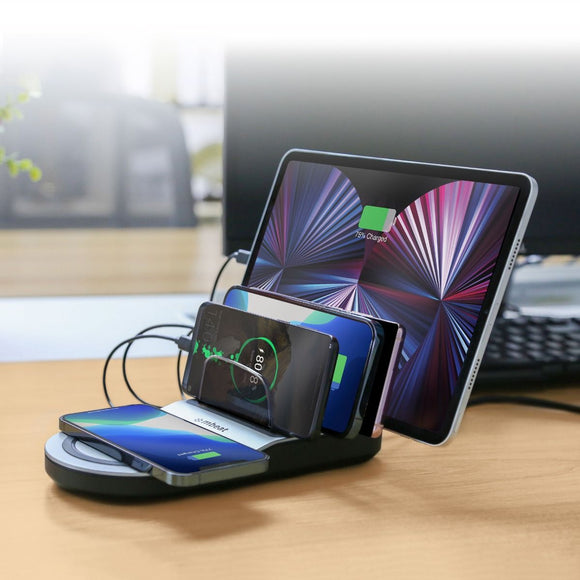 mbeat Gorilla Power 50W Qi Certified Multi - Device USB & Wireless Charging Dock - RnR Galore