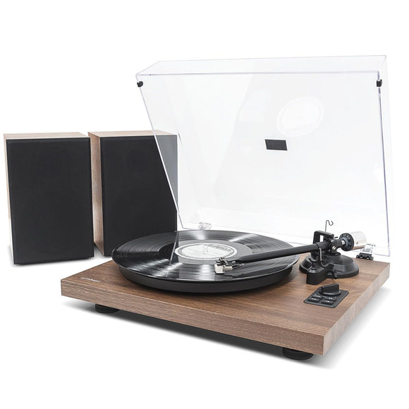 mbeat Hi - Fi Turntable with Bookshelf Speakers and Bluetooth Streaming - RnR Galore