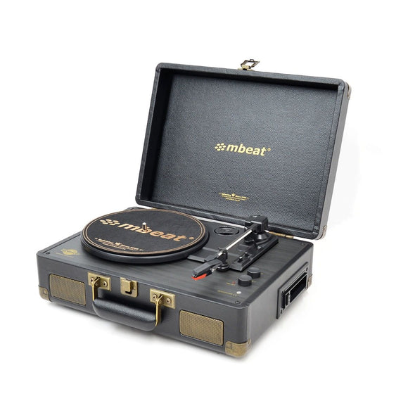 mbeat Uptown Retro Turntable and Cassette Player with Bluetooth Speakers - RnR Galore