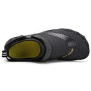 Men Women Water Shoes Barefoot Quick Dry Aqua Sports Shoes - Black Size EU42 = US8 - RnR Galore