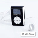 Mini Clip 16G MP3 Music Player With USB Cable & Earphone Black - RnR Galore