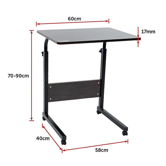 Mobile Laptop Desk Bed Stand Computer Table Adjustable Notebook Bedside Table - RnR Galore