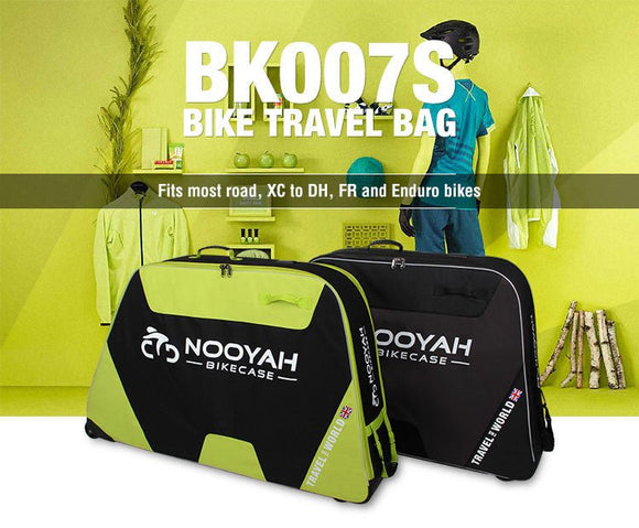 NOOYAH Bike GREY Travel Case Bike Bag Shell EVA Tough material MTB Mountain Bike Road Bike TT 700c Gravel Bike Ebike 29er etc - BK007S - RnR Galore