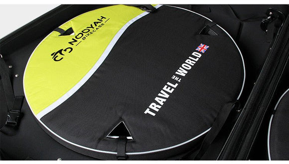 NOOYAH Bike Hard Shell Travel Case EVA Mountain MTB ebike Road Bike 700c Gravel Bike Tourer - BK002 in Black - RnR Galore