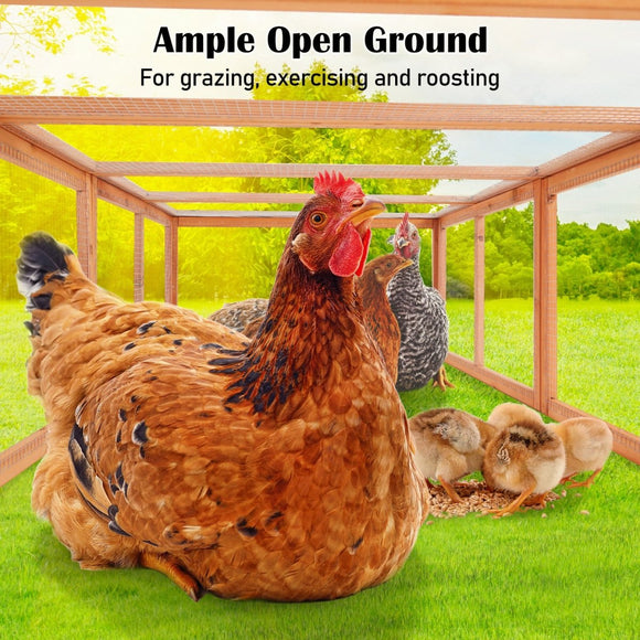 Paw Mate Chicken Coop Rabbit Hutch Extension Run 180 x 90 x 48cm Runey - RnR Galore