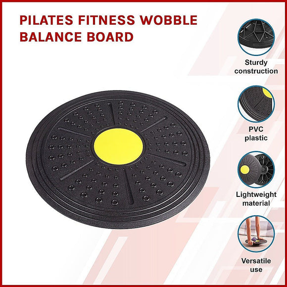 Pilates Fitness Wobble Balance Board for Core Strength Training - RnR Galore