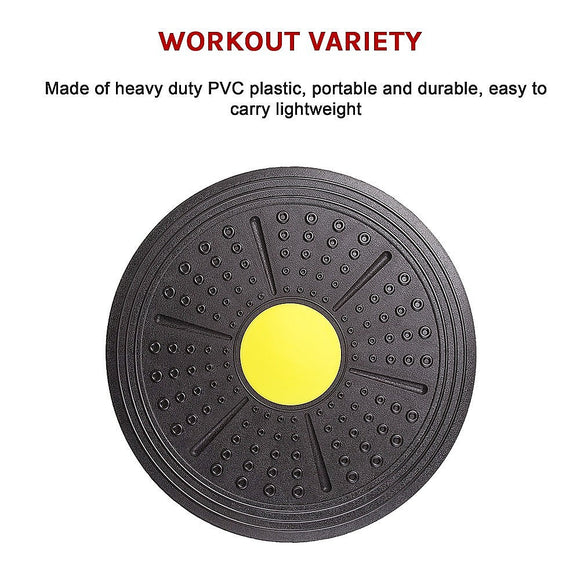 Pilates Fitness Wobble Balance Board for Core Strength Training - RnR Galore