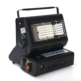 Portable Butane Gas Heater Camping Camp Tent Outdoor Hiking Camper Survival Black - RnR Galore