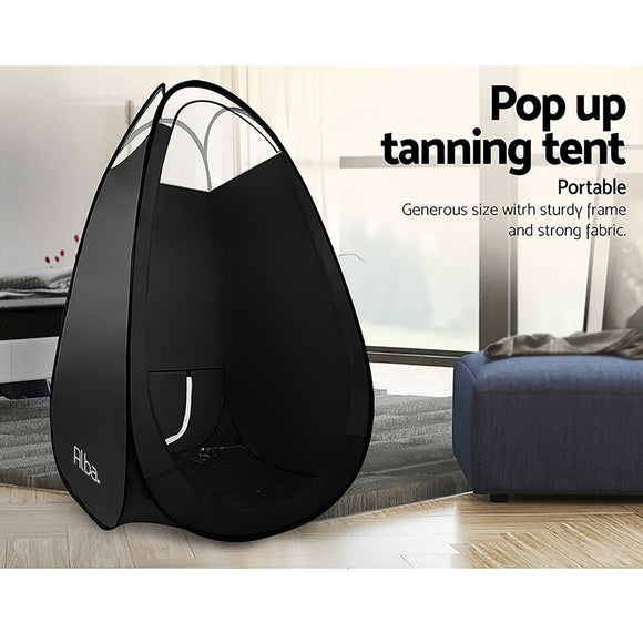 Portable Pop Up Tanning Tent - Black - RnR Galore
