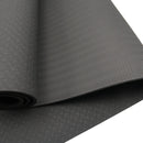 Powertrain Eco - friendly Dual Layer 6mm Yoga Mat | Midnight | Non - slip Surface And Carry Strap For Ultimate Comfort And Portability - RnR Galore
