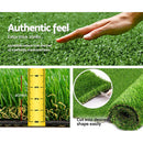 Prime Turf Artificial Grass 40mm 1mx10m Synthetic Fake Lawn Turf Plastic Plant 4 - coloured - RnR Galore