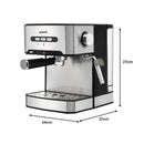 Pronti 1.6L Automatic Coffee Espresso Machine with Steam Frother - RnR Galore