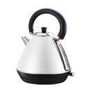 Pronti 1.7l Rose Trim Collection Kettle - White - RnR Galore