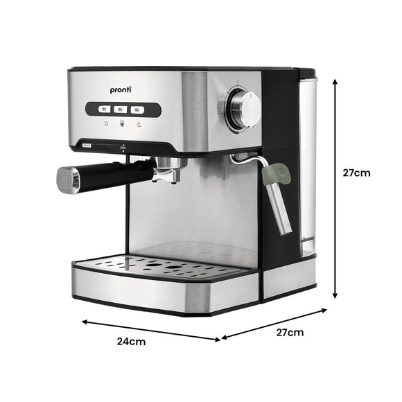 Pronti Toaster, Kettle & Coffee Machine Breakfast Set - White - RnR Galore