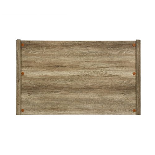 Queen Size Bed Frame Natural Wood like MDF in Oak Colour - RnR Galore